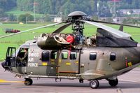 T-320 @ LSMI - Interlaken - a few years ago still with Hunter and Tiger aircrafts, in 2001 only helicopter repetition course. Anyway - great opportunities to take nice pictures there. note the temporary SWISS AIR FORCE batch on the nose - by Grimmi