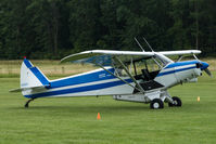 N90943 @ 8D1 - Piper PA-18 N90943 at New Holstein, WI. - by Graham Dash