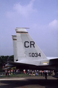 79-0034 @ EHDL - USAF 32 TFS F-15C Eagle at Deelen Air Base Open Day 1983. It was based at nearby Soesterberg AFB, also in the Netherlands. - by Van Propeller