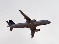 N490UA - Seen flying over Gilbert, AZ - by Daniel Metcalf