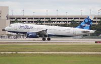 N630JB @ PBI - Jet Blue - by Florida Metal