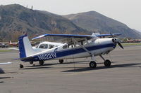 N8221V @ SZP - 1966 Cessna 180H, Continental O-470-B 230 Hp - by Doug Robertson