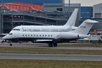 N717MK @ EGGW - N717MK - Global 5000 taxing out for takeoff on 06 at London Luton - by dave226688