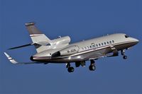 M-AGIK @ EGGW - Amboy Overseas Falcon 900EX depaerting London Luton on 06 - by dave226688