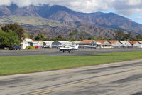 N9368N @ SZP - 1969 Piper PA-28R-200 ARROW, Lycoming IO-360 200 Hp, taxi off the active - by Doug Robertson