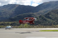 N49BR @ SZP - 1983 Aerotek PITTS S-2A SPECIAL, Lycoming AEIO-360 180 Hp, fast takeoff climb Rwy 22 - by Doug Robertson