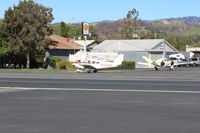 N3591R @ SZP - 1970 PIPER PA-28-180 CHEROKEE, Lycoming O&VO-360 180 Hp, taxi to Rwy 04 - by Doug Robertson