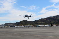 N2111Q @ SZP - 1969 Beech 36 BONANZA, Continental IO-550 300 Hp upgrade, fast takeoff climb Rwy 04 - by Doug Robertson