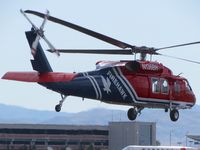 N136BH @ KBOI - Lifting off from the Firehawk ramp.