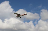 N714HH @ SZP - 1977 Cessna 150M, Continental O-200 100 Hp, on final Rwy 22 - by Doug Robertson