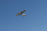 N714HH @ SZP - 1977 Cessna 150M, Continental O-200 100 Hp, takeoff climb Rwy 22 - by Doug Robertson