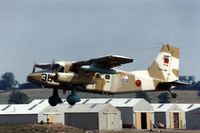 CNA-NP - Support aircraft to the Moroccan AF display team, CNA-NP departs cRAF Fairford July 1989 at the close of IAT89 - by Goat66