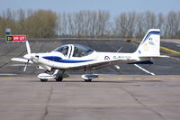 G-BYWX @ EGSH - Just arrived at Norwich. - by Graham Reeve