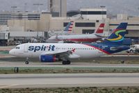 N515NK @ KLAX - Airbus A319 - by Mark Pasqualino