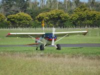 ZK-SLS @ NZAR - hold for departure - by magnaman