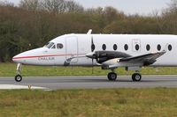F-HBCC @ LFRB - Beech 1900D, Taxiing to holding point rwy 25L, Brest-Bretagne Airport (LFRB-BES) - by Yves-Q