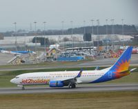 G-JZBE @ EGBB - from freeport car park