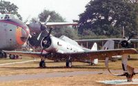 49-3584 @ EGMC - Displayed at The Historic Aircraft Museum in Southend, Essex, UK. Museum closed in 1983 & inventory auctioned off.