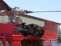 N136BH @ KBOI - Opened up for routine maintenance on the Firehawk ramp. - by Gerald Howard