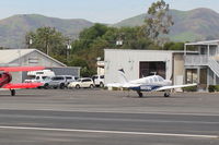 N9076Q @ SZP - 1970 Beech A36 BONANZA, Continental IO-520 285 Hp, 3 blade CS prop, on Transient Ramp - by Doug Robertson