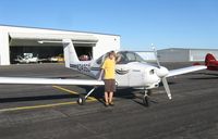 N2495D @ AXN - Me with the Piper PA-38 Tomahawk (N2495D) I use for flight training.