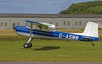 G-ASMW @ EGBR - Take off