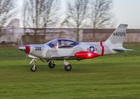 N405FD @ EGBR - About to lift off...