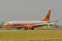 D-ATUF @ EGSH - Arriving from Stuttgart for paintwork. - by keithnewsome