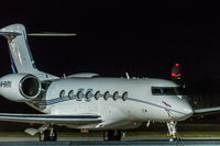 M-BADU @ LOWW - Night shot at vienna airport - by Engelbert Mauthner