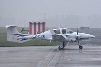 G-PCJS @ EGSH - Departing from Norwich. - by Graham Reeve