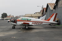 N8651P @ SZP - 1964 Piper PA-24-260 COMANCHE, Lycoming O-540-E4A5 260 Hp, cowl off for engine maintenance - by Doug Robertson