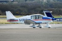 G-CEKO @ EGFH - Visiting Robin Cadet. - by Roger Winser