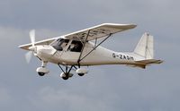 G-ZASH @ EGFH - Resident Ikarus C.42 operated by Gower Flight Centre. - by Roger Winser