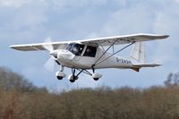 G-ZASH @ EGFH - Resident Ikarus C.42 operated by Gower Flight Centre - by Roger Winser