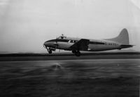 G-AKYS - My father Philip Anscombe is the pilot with David Brown (the DB in Aston Martin) as passenger.
Taken ~1955, David Brown's airfield, Huddersfield. - by Jeremy Anscombe