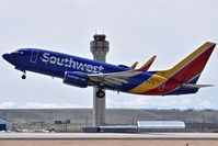 N747AS @ KBOI - Departing RWY 10L. - by Gerald Howard
