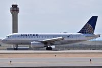 N894UA @ KBOI - Landing roll out on RWY 10L.