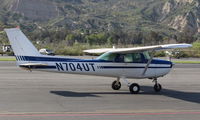 N704UT @ SZP - 1976 Cessna 150M, Continental O-200 100 Hp, taxi to Rwy 04 - by Doug Robertson