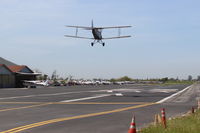 N675LF @ SZP - 1944 DeHavilland DH-82A TIGER MOTH II, DeHavilland Gipsy Moth II 4 cylinder in-line air-cooled 135 Hp, on final Rwy 22 - by Doug Robertson