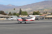 N64267 @ SZP - 1975 Cessna 172M SKYHAWK, Lycoming O-320-E2D 150 Hp, takeoff roll Rwy 22 - by Doug Robertson