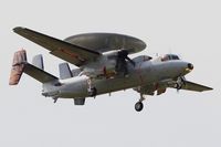 2 @ LFRJ - Grumman E-2C Hawkeye, Short approach rwy 08, Landivisiau Naval Air Base (LFRJ) Tiger Meet 2017 - by Yves-Q