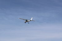 N704JH @ SZP - 1976 Cessna 150M, Continental O-200 100Hp, takeoff climb Rwy 22 - by Doug Robertson