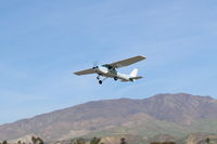 N704JH @ SZP - 1976 Cessna 150M, Continental O-200 100 Hp, takeoff climb Rwy 22 - by Doug Robertson