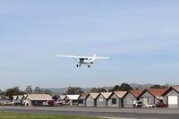 N704JH @ SZP - 1976 Cessna 150M, Continental O-200 100 Hp, takeoff climb Rwy 22 - by Doug Robertson