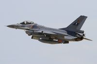 FA-107 @ LFRJ - SABCA F-16AM Fighting Falcon, Take off rwy 08, Landivisiau Naval Air Base (LFRJ) Tiger Meet 2017 - by Yves-Q