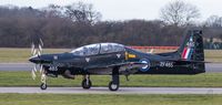 ZF485 @ EGXU - Taxying out for 03 at Linton - by Steve Raper