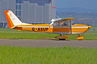 G-ASUP @ EGFF - Skyhawk, MOD St Athan based, power checks prior to departing. - by Derek Flewin