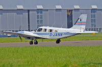 G-JANN @ EGFF - SENECA III, Cardiff based. - by Derek Flewin