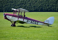 G-ACGZ @ EGLM - De Havilland DH-60G III Moth Major at White Waltham. Ex VT-AFW - by moxy
