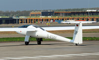 D-KSBY @ EHLE - Lelystad Airport. Motorized glider